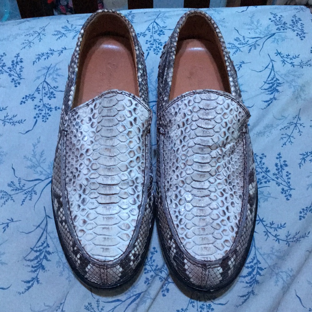 Real Python Skin Loafers from Italy